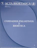 												View Vol. 6 No. 1 (2000): Cuidados paliativos y bioética
											