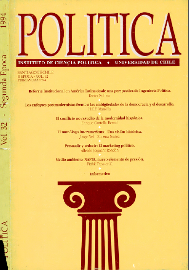 												Ver Vol. 32 (1994): Primavera
											